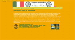 Desktop Screenshot of caseificiosantamaria.com