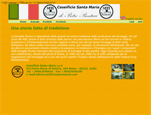 Tablet Screenshot of caseificiosantamaria.com